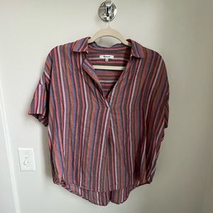EUC Madewell collared top size XXS